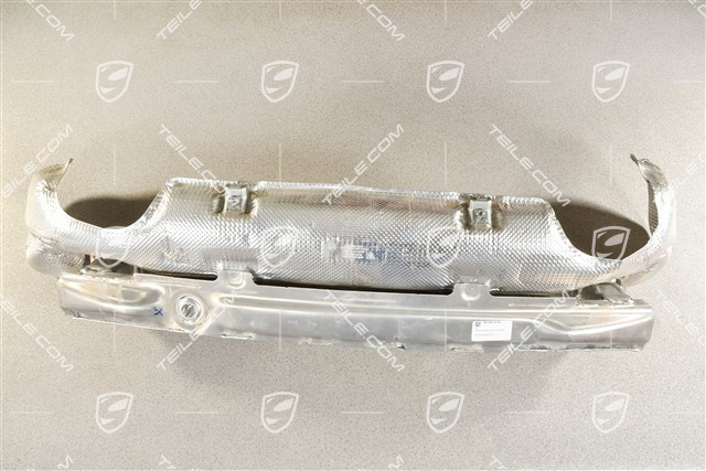 Bumper reinforcement rear, with heat protection