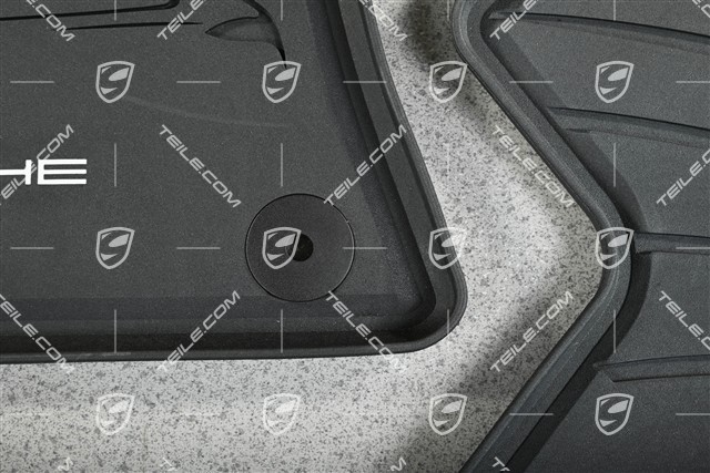 Fussmatte Gummi Satz, Klimaanlage/Klimatronic, schwarz