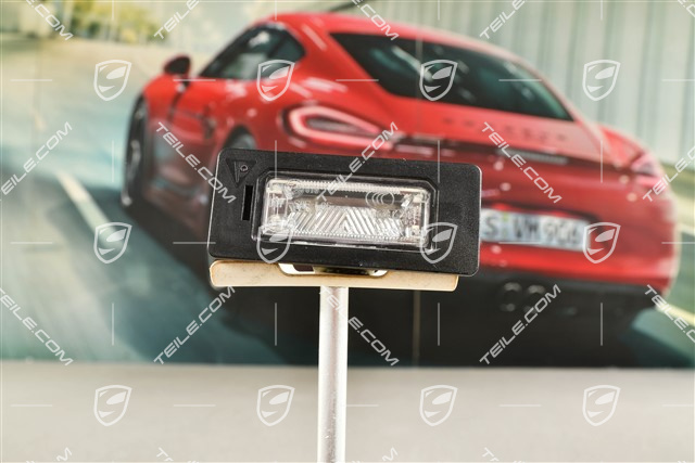 Number plate light, L=R