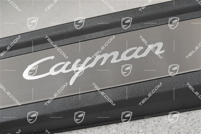 Blenden/Einstiegleisten, ohne Beleuchtung, Edelstahl, "Cayman", Satz, L+R