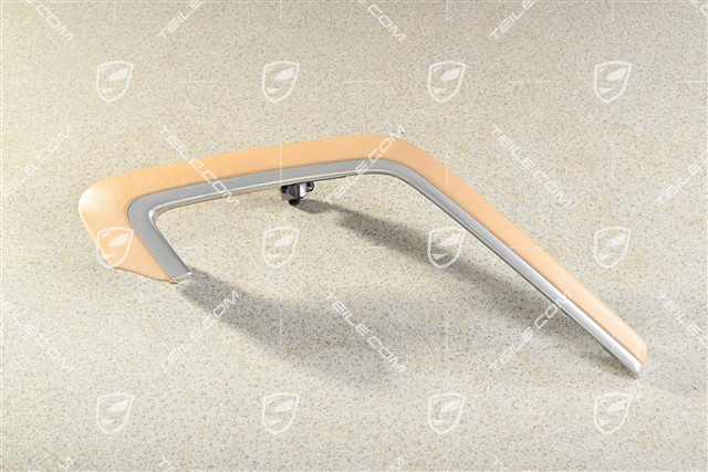 Skórzany Uchwyt / rączka tapicerki drzwi, L (do obszycia)