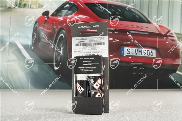 Paint touch-up applicator (Primer, base coat, Clear lacquer) Arctic silver Metallic 37W