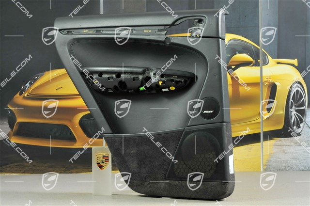 Türverkleidung, Leder, schwarz, Leder beschädigt, L Türverkleidung, Leder, schwarz, Leder beschädigt, L