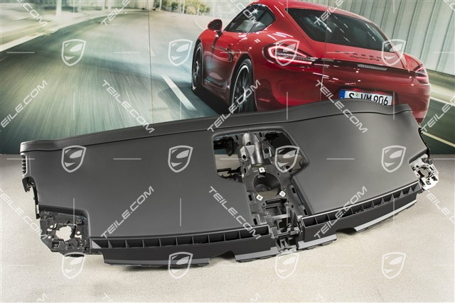 Schalttafel Verkleidung / Armaturenbrett, ohne Head-Up Display, Leder, schwarz