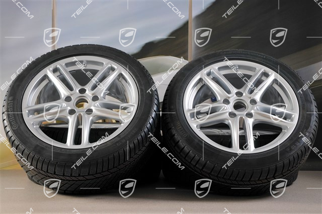 19-inch TURBO winter wheel set, wheels 9J x 19 ET 60 + 10J x 19 ET61 + tyres Continental 255/45 R19+285/40 R19, with TPM