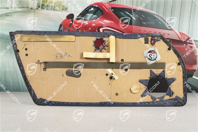 Türverkleidung, Zentralverriegelung, elektrische Fensterheber, Leder, Cobaltblau, R