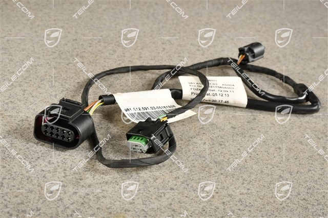 Wiązka elektryczna / kabel zderzaka przedniego, oświetlenie dzienne LED, czujniki parkowania