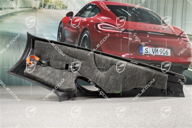 Verkleidung von C-Säule, Alcantara, Schwarz, L