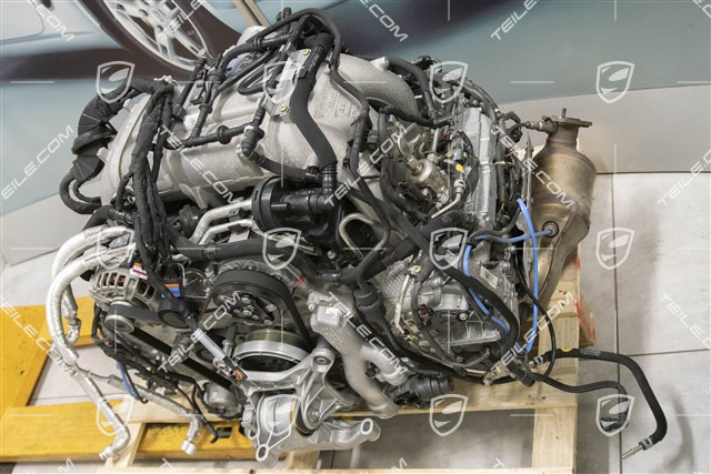 Engine 4.0L for manual gearbox, Cayman GT4 / Boxster Spyder, DWA / 420 PS, complette, mileage about 5.000 km