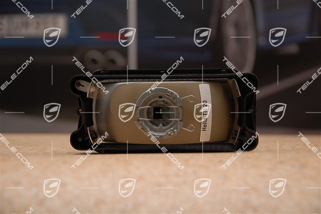 Fog light lens / reflector, white, L