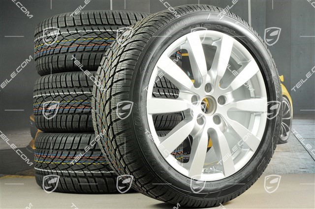 20-inch winter wheels set "Cayenne SportDesign II", rims 9J x 20 ET57 + NEW Dunlop winter tyres 275/45 R20, without TPM