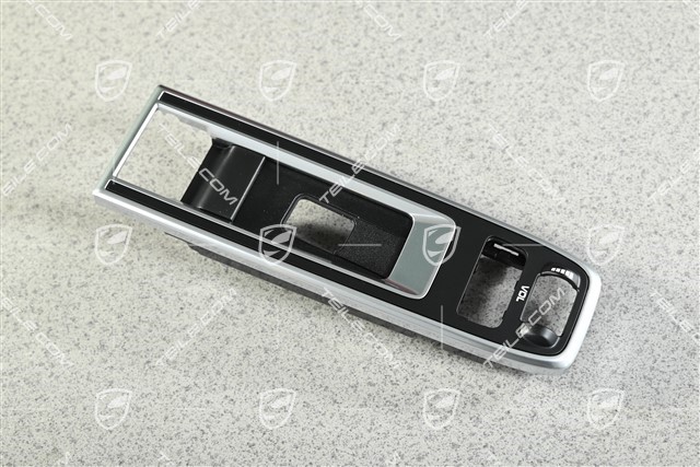Mittelkonsole Abdeckung, PDK, Galvanosilber