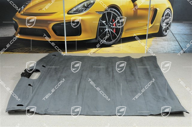 Podsufitka, dach coupe, Alcantara, czarna