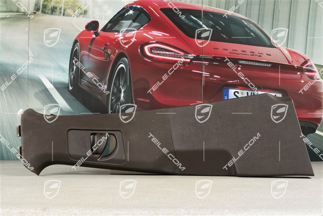 Einstiegleiste B-säule, Stoff, Espresso, R