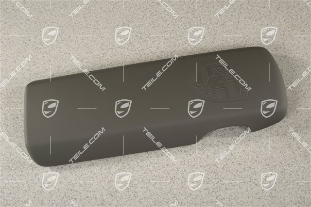 Pokrywa schowka z herbem Porsche, Agate Grey