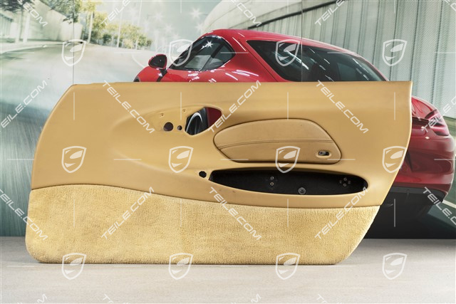 Türverkleidung, Kunstleder, mit Airbagblende, ohne sound paket, Savannabeige, R