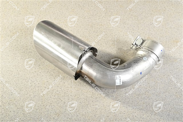 S, Endrohr innen, Edelstahl, 4-rohr Optik, R
