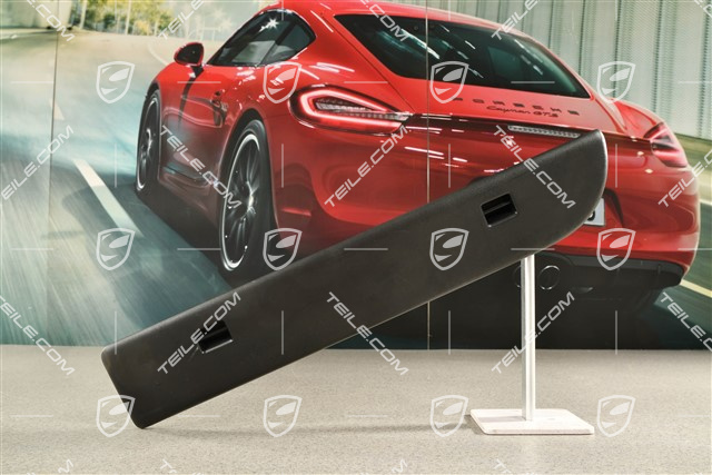 Trim, Backseat Backrest, Black, L