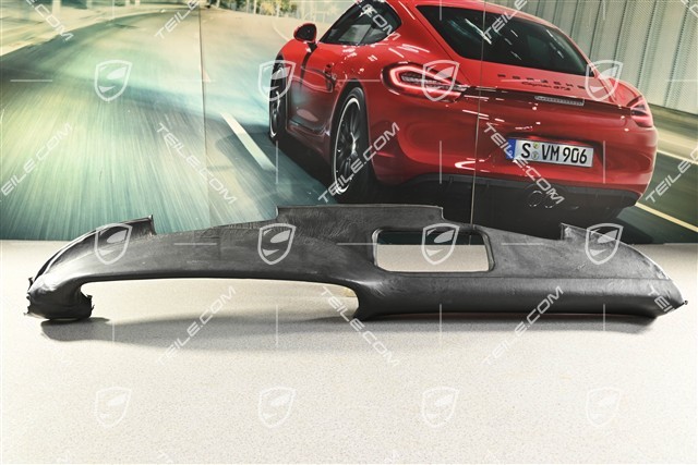 Dashboard, leatherette, black