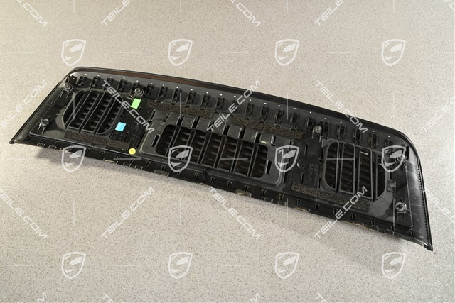 Grill/kratka tylnej maski/pokrywy silnika, czarna matowa