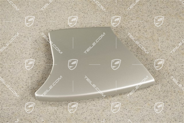 Centre console / tunnel cover, Lateral, Metal grey, R