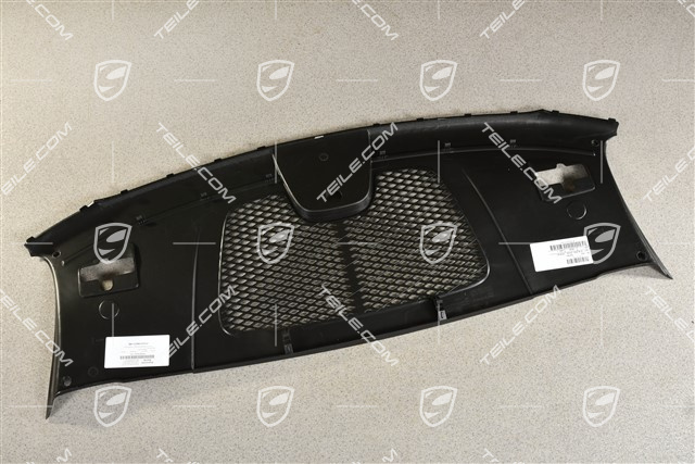 Hood lock trim / cover, black, 2,0L / 2,9L