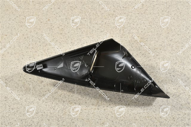 Osłona / blenda drzwi / lusterka, Czarno-szara, L