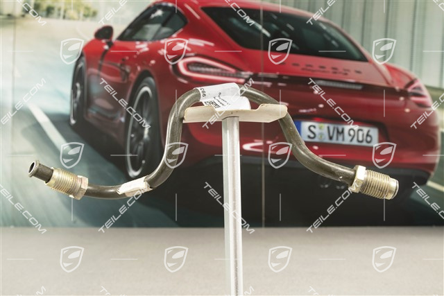 Fuel system, pressure line