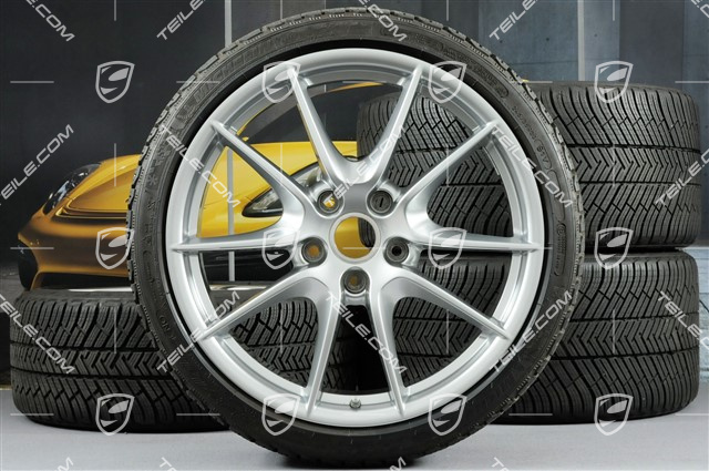 20-inch Carrera S (III) winter wheel set, 8,5J x 20 ET51 + 11J x 20 ET70 + NEW Michelin winter tyres 245/35 ZR20 + 295/30 ZR20