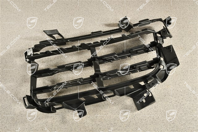 Front bumper, side ventilation grille, Black matte, L