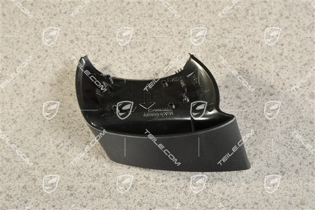 Aussenspiegel, Spiegelgehäuse Blende unten, Schwarz, L