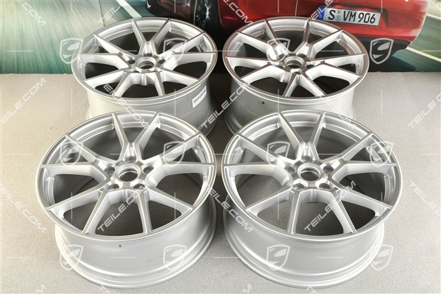 20-inch Cayenne S wheel rim set, 10,5J x 20 ET55 + 9J x 20 ET50