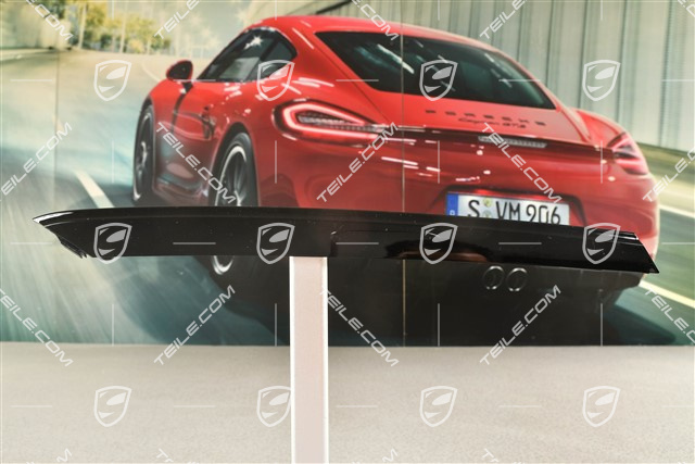 Front bumper disc / trim, Sport Design Package, upper, Black, R