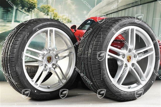 19" Komplet kół zimowych Carrera, 8,5J x 19 ET54 + 11J x 19 ET69, opony zimowe 235/40 R19 + 285/35 R19