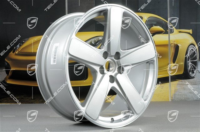19" Felgensatz Macan SportClassic, 8J x 19 ET21 + 9J x 19 ET21, Silber Metallic