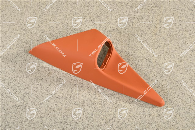 Osłona / blenda drzwi / lusterka, lusterko sterowane elektrycznie, czerwona, L