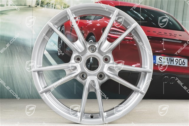 19" Felga Carrera, 8,5J x 19 ET52, srebrny brylantowy