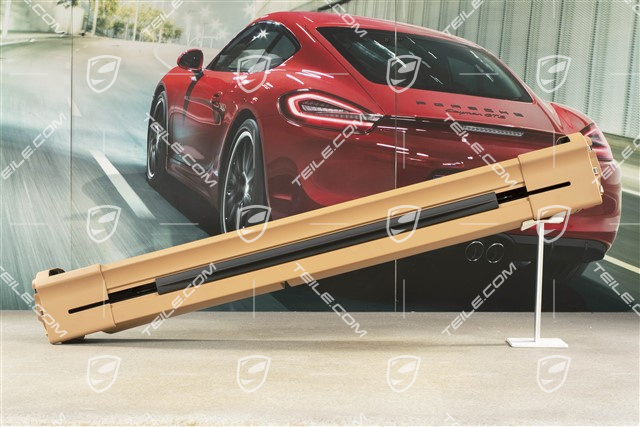 Kofferraumabdeckung / Rollo, Elektrisches Rollo an Heckscheibe, Cognac