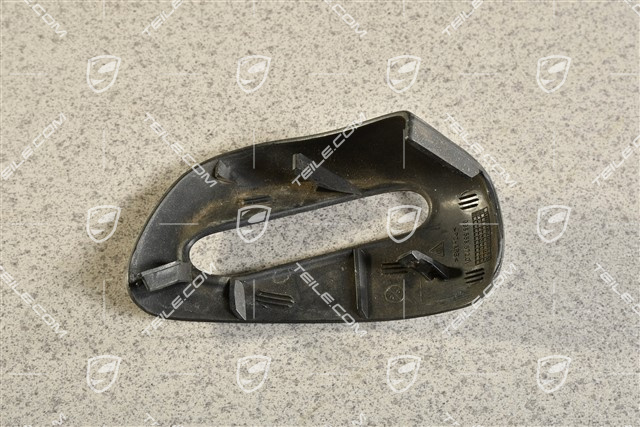 Cabrio, Sicherheitsgurt Abdeckung / Rosette, Granitgrau, R