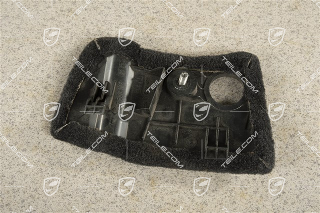 Osłona boczna tunelu środkowego z gniazdem zapalniczki, czarna, R