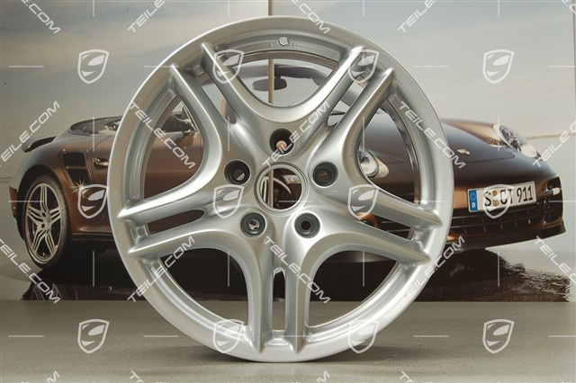 18-inch Turbo II wheel, 8J x 18 ET57, Facelift 18-inch Turbo II wheel, 8J x 18 ET57, Facelift
