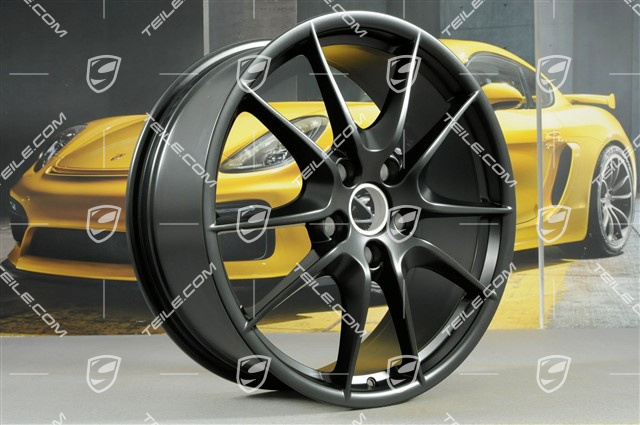 20" Felge, Carrera S III, 8J x 20 ET57, schwarz seidenmatt