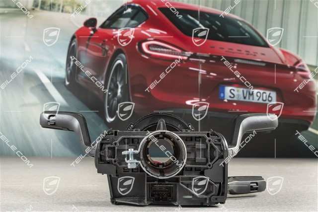 Steering column stalk switch, ADC / headlight cleaning system / w/o rear wiper / 3-spoke multifunction steering wheel