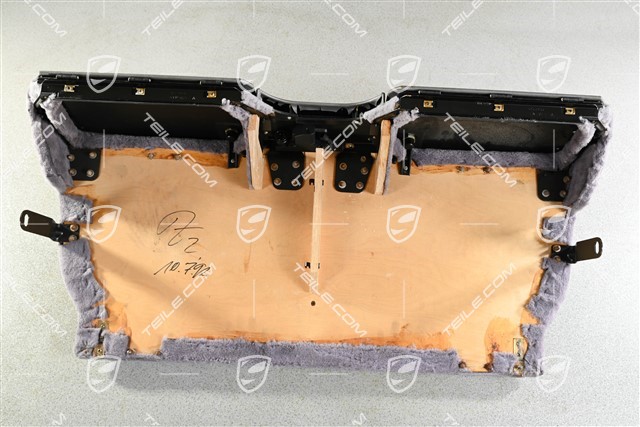 Heckbox, Kunstleder, klassisch grau