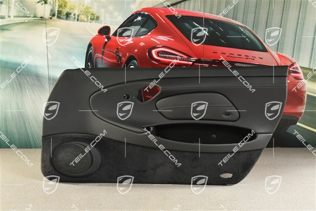 Türverkleidung mit Airbagblende, Klangpaket Bose, Leder, Schwarz, R