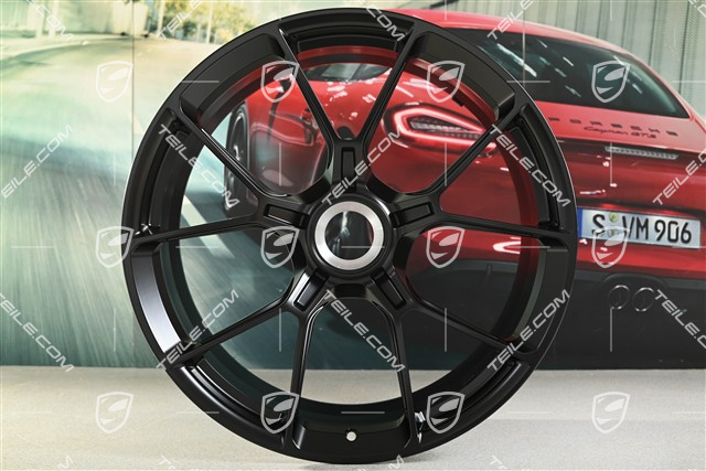 21" GT3 Felge, 11,5J x 21 ET46, Schwarz Seidenmatt