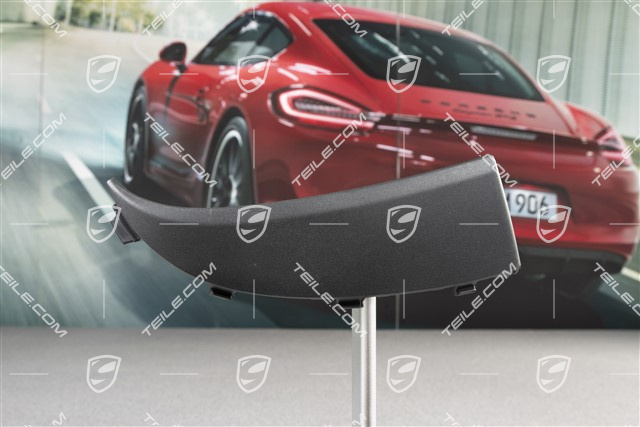 Blenda / osłona wlotu powietrza, boczna, bez PDC, czarny mat, L