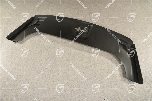 Blende Schlossträger / Schlossabdeckung, Schwarz