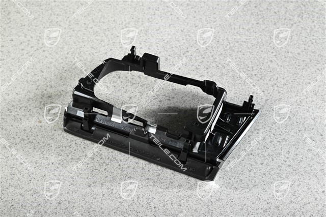 Trim / moulding Dashboard side vent, Black, L