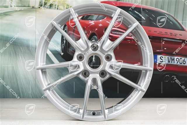 19" Felga Carrera, 8,5J x 19 ET52, srebrny brylantowy